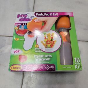 Pop Chef Pop Out Treats 6 Shapes/ 10 Piece Kit NEW